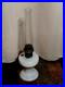 Vintage Aladdin Milk Glass Oil Lamp Tall 24 Stamped Chimney