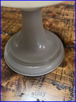 Vintage Aladdin Milk Glass Oil Lamp Tall 24 Stamped Chimney