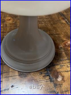 Vintage Aladdin Milk Glass Oil Lamp Tall 24 Stamped Chimney