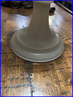 Vintage Aladdin Milk Glass Oil Lamp Tall 24 Stamped Chimney