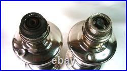 Vintage Aladdin Model 12 Kerosene oil Lamp Pair Nice Condition
