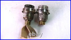 Vintage Aladdin Model 12 Kerosene oil Lamp Pair Nice Condition