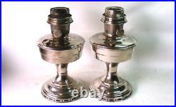 Vintage Aladdin Model 12 Kerosene oil Lamp Pair Nice Condition