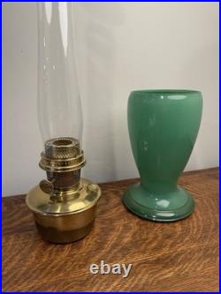 Vintage Aladdin Model 12 Vase Lamp Green Vase Venetian Art 1930