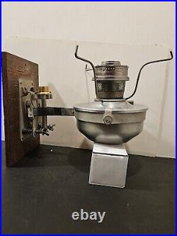 Vintage Aladdin Model 21C Train Caboose Oil Lamp withWick Cleaner