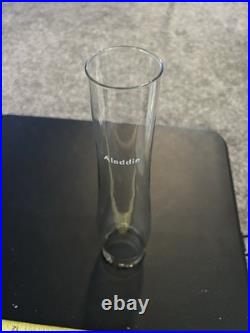 Vintage Aladdin Model 23 Brass Oil Lamp White Milk Glass Shade