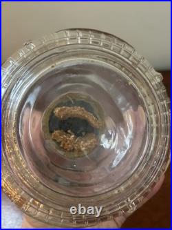 Vintage Aladdin Model 23 Clear Lincoln Drape Kerosene Oil Lamp with Chimney