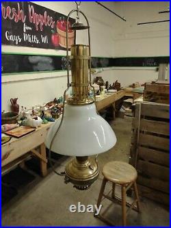 Vintage Aladdin Model #6 Hanging Kerosene Lamp Good Condition Fresh Estate Find