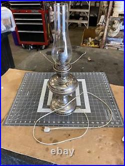 Vintage Aladdin Model 6 brass Plated Kerosene oil Mantle Lamp q10