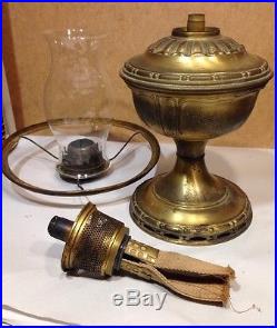 Vintage Aladdin Model 7 Lamp with No 7 generator burner chimney ring as is