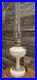 Vintage Aladdin Model B Alacite Lincoln Drape Milk Glass Kerosene Oil Lamp