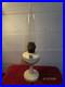 Vintage Aladdin Model B Mantle Lincoln Drape Milk Glass Kerosene Oil Lamp