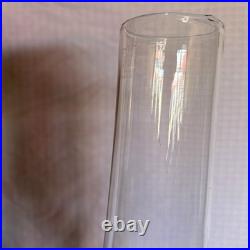 Vintage Aladdin Model B NU Type Wall Mount Oil Lamp Brass Font with Chimney