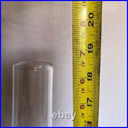 Vintage Aladdin Model B NU Type Wall Mount Oil Lamp Brass Font with Chimney