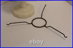 Vintage Aladdin Model B Nu Alacite Lincoln Drape Milk Glass Kerosene Oil Lamp