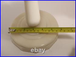 Vintage Aladdin Model B Nu Alacite Lincoln Drape Milk Glass Kerosene Oil Lamp