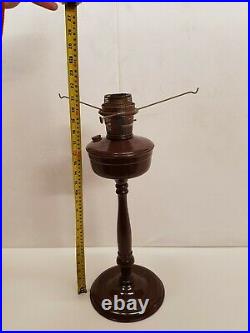 Vintage Aladdin Model B Pedestal Oil Lamp Banquet Kerosene NO Glass/Wick Turner