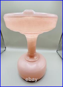 Vintage Aladdin Model B Simplicity Rose Pink Clear Painted Model Base 1949-53