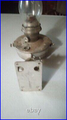 Vintage Aladdin Model-C Railroad Kerosene Lamp/Burner/Aluminum Base 1955-1963