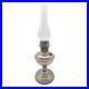 Vintage Aladdin Model No. 11 Nickel Kerosene Oil Lamp With Glass Chimney