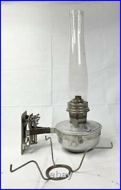 Vintage Aladdin Model No. 23 Railroad Caboose Kerosene Oil Lamp WithBracket