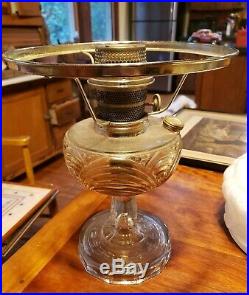 Vintage Aladdin NU-TYPE Model B Rose Mantle 24 Lamp, Chicago, U. S. A