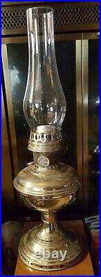 Vintage Aladdin Nickel Model 11 Kerosene Lamp