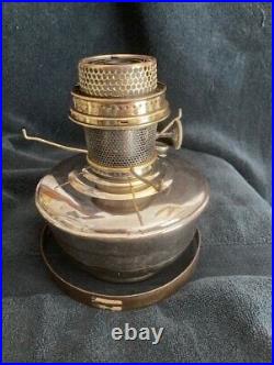 Vintage Aladdin Nickel Plated Bracket Lamp, withBrass Burner, Chicago 1928-1935