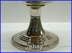 Vintage Aladdin Nickel Plated Oil Kerosene Lamp Green Shade Model B Burner