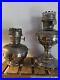 Vintage Aladdin Nickel Plated Oil Lamps No. 9 & No. 11 Lot of 2 r3s5