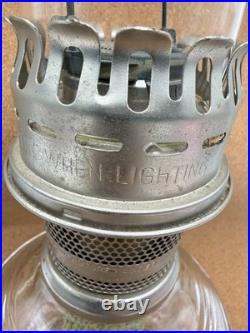 Vintage Aladdin No. 23 Kerosene Lamp with Original Lantern by Pyrex READ