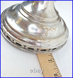 Vintage Aladdin No 9 Nickel Kerosene Lantern Mantle Lamp Co Good Wick Functional