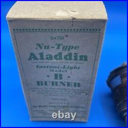 Vintage Aladdin Nu-Type Model B Burner Withbox READ