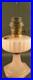 Vintage Aladdin Nu-Type Model B Corinthian Rose Pink Moonstone Oil Lamp VGC