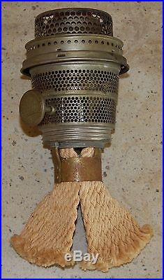 Vintage Aladdin Nu Type Model B Oil Kerosene Mantle Lamp Brass Burner with Wick