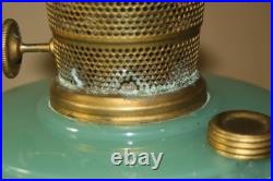 Vintage Aladdin Nu-Type Model B Quilted Jadeite Lamp See Pics and Description