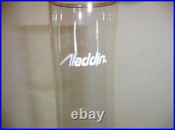 Vintage Aladdin Nu-type Model B Washington Drape Clear Glass Oil Lamp Mantle