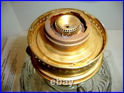 Vintage Aladdin Nu-type Model B Washington Drape Clear Glass Oil Lamp Mantle