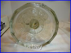 Vintage Aladdin Nu-type Model B Washington Drape Clear Glass Oil Lamp Mantle