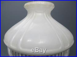 Vintage Aladdin Nutype Model B Amethyst Base Milk Glass Shade Kerosene Lamp yqz