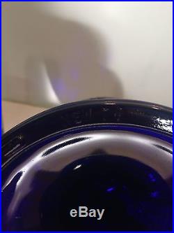 Vintage Aladdin Oil Kerosene Lamp Cobalt Blue Lincoln Drapes Reproduction