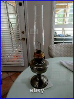 Vintage Aladdin Oil Kerosene Lamp Lantern 24 Tall Chicago USA L4.24.21