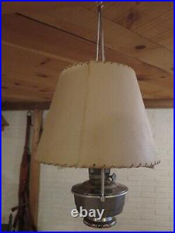 Vintage Aladdin Oil Lamp 21C, Hanger and Shade, Original 1960s