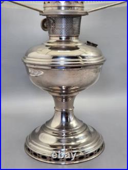 Vintage Aladdin Oil Lamp #9 Lincoln Drape Shade #501-9 Mantle Lamp Co of America