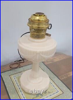 Vintage Aladdin Oil Lamp Alacite Lincoln Drape Electric Type Model A Table Lamp