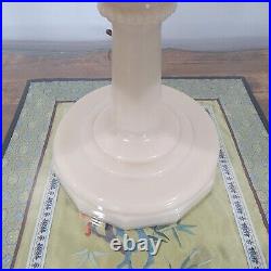 Vintage Aladdin Oil Lamp Alacite Lincoln Drape Electric Type Model A Table Lamp