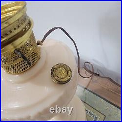 Vintage Aladdin Oil Lamp Alacite Lincoln Drape Electric Type Model A Table Lamp