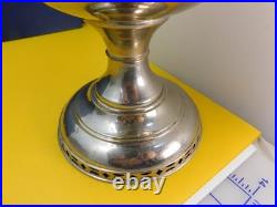 Vintage Aladdin Oil Lamp, Chrome Brass, Model No. 6