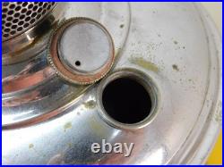 Vintage Aladdin Oil Lamp, Chrome Brass, Model No. 6