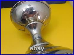 Vintage Aladdin Oil Lamp, Chrome Brass, Model No. 6